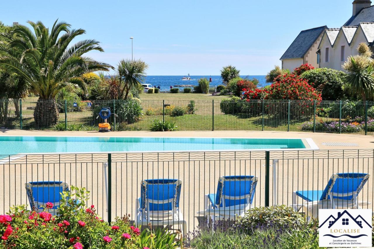 Guilvinec Localise - A06 - Entierement De Plain-Pied Avec Petite Vue Mer - Donnant Sur La Piscine Et Le Jardin - Wifi Inclus - Draps Inclus - מראה חיצוני תמונה